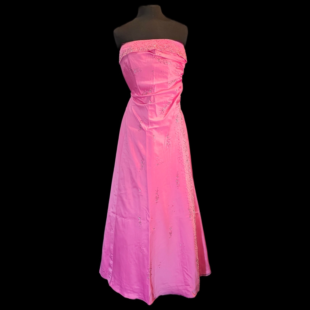 Masquerade Strapless Pink Gown